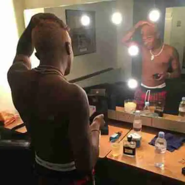 Wizkid Shows Off His Hairstyle In New Photos